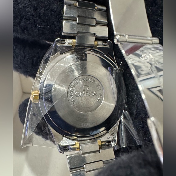 Omega Two-Tone Gold and Silver Watch - Picture 11 of 13